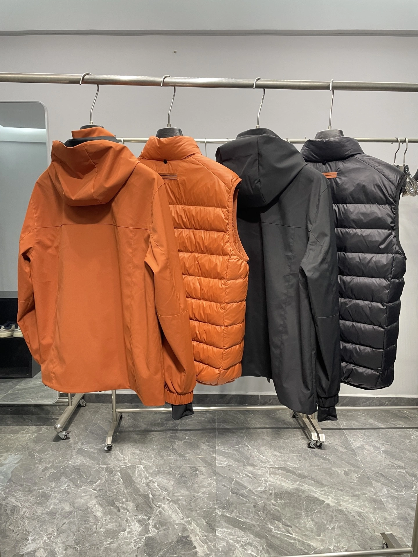 wg.luxury-Other brands Down jacket two piece 90 white duck down 2colour item:E-F501J2324-2H